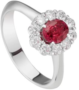 ANELLO GOLAY DIAMANTI E RUBINO ACL121DIRU56