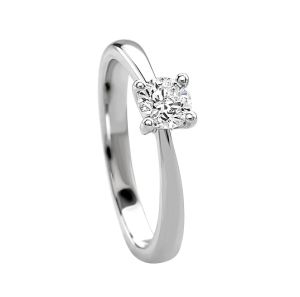 ANELLO SOLITARIO GIORGIO VISCONTI CON DIAMANTE CT. 0,40 G VS AB15193C