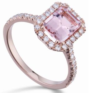ANELLO GOLAY DIAMANTI E MORGANITE ACLC072DIMO5