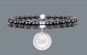 BRACCIALE CUOREPURO BLACK STONE COLLECTION BR39SR