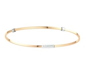 BRACCIALE DONNAORO ELEMENTS BANGLE ARGENTO ROSA DFBF4109_S