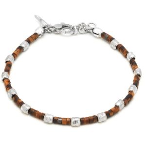 BRACCIALE GIOVANNI RASPINI UOMO TANGO OCCHIO DI TIGRE 11361