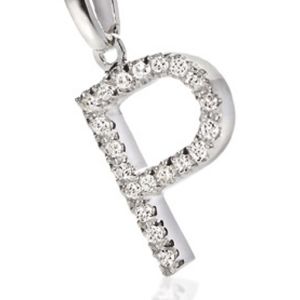 CIONDOLO AMBROSIA ORO LETTERA P ACZ 053