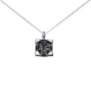 COLLANA PUNTO LUCE DONNAORO DIAMANTE NERO DHPL8120.006