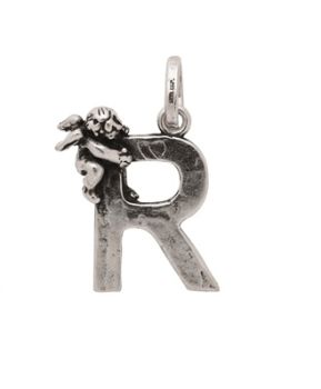 CIONDOLO RASPINI ARGENTO LETTERE COLLECTION R 6080