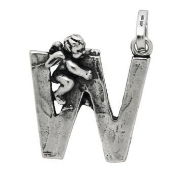 CIONDOLO RASPINI ARGENTO LETTERE COLLECTION W 6088