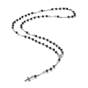 COLLANA UOMO MARIA CRISTINA STERLING COLLEZIONE ROSARY G3800