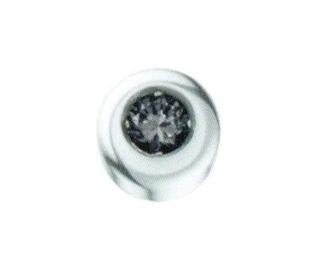 ELEMENTO DONNAORO ELEMENTS PUNTO ORO BIANCO CON DIAMANTE NERO DCHF4129.002