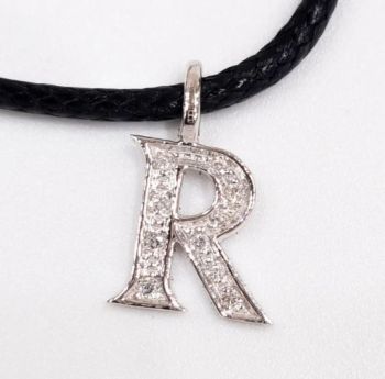 CIONDOLO LETTERA R DONNA ORO COLLEZIONE LUCE DHCR7178.004