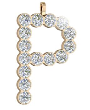 CIONDOLO REBECCA LETTERA P MY WORLD ALPHABET COLLECTION BWSPOP16